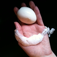 Perfect Peeled Hardboiled Eggs
