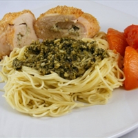 Pesto and Ricotta Stuffed Chicken