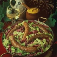 Polish Sausage with Cabbage