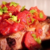 Pork Chop & Tomatoes