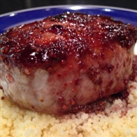 Pork Chops- Black Currant Sauce