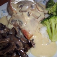 Pork Chops in Creamy Dijon Mushroom Sauce