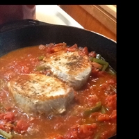 Pork Chops in Tomato Sauce with Oregano