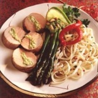 Pork Tenderloin with Cilantro-Lime Pesto