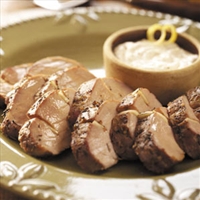 Pork Tenderloin with Horseradish Sauce Pork Tenderloin with Horseradish Sauce