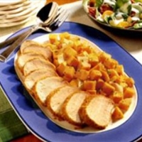 Pork Tenderloin with Roasted Sweet Potatoes