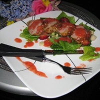 Pork Tenderloin with Strawberry Vinaigrette