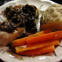 Pork with Armagnac Prune Sauce