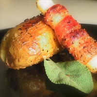 Potatoes Stuffed w/ Bacon & Sage