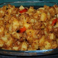 Potatoes with Spices & Onions Potatoes with Spices & Onions