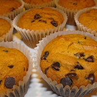 Pumpkin and Chocolate Chip Muffins