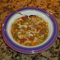 Quick Vegetable Beef Soup