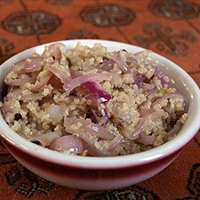Quinoa with Carmelized Onions