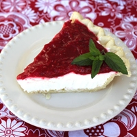 Raspberry Cream Pie