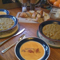 Red Lentil and aubergine curry (3 points)