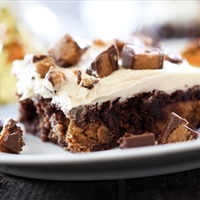 Reeses Brownie with Peanut Butter Buttercream