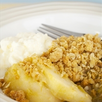 Rhubarb And Apple Crumble