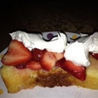 Ricotta Orange Pound Cake with Strawberries