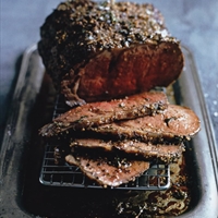 Roast beef - mustard + black pepper