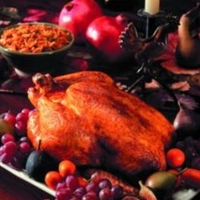 Roast Chicken with Spiced Mushroom and Winter Vegetable Stuffing