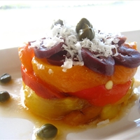 Roasted Bell Pepper Salad