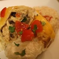 Roasted Chipotle Chicken Burritos