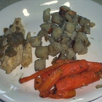 Roasted Potatoes with Garlic and Fresh Herbs
