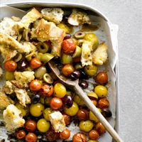 Roasted Tomato Bread Toss