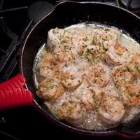 Romulus White Wine Prawn Saute Romulus White Wine Prawn Saute
