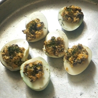 Russian Stuffed Eggs Russian Stuffed Eggs