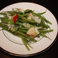 Salad: French Green Beans with Pears & Parmesan
