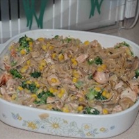 Salmon Fettuccine
