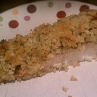 Salmon with Salsa Verde and Panko Crumbs