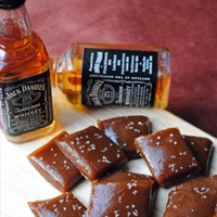 Salted Whiskey Caramels