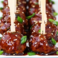 Saucy Asian Meatballs