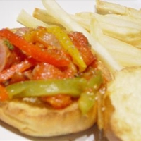 Sausage And Pepper Heroes
