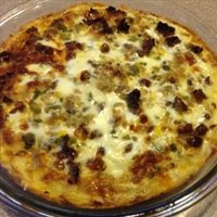 Sausage quiche