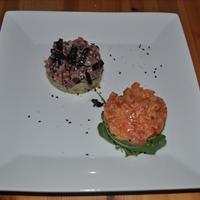 SauThon tartare (Salmon & Tuna tartare)