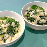 Scallops and Pasta for Two