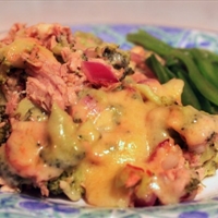 Scott's Low Carb Fish and Broccoli Bake