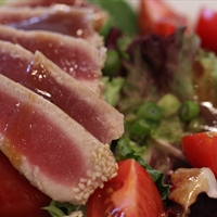 Sesame-Crusted Ahi Salad Sesame-Crusted Ahi Salad