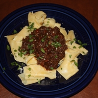 Short Rib Ragu with Pappardelle and Pecorino Romano