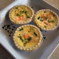 Shrimp and Cheddar Quiche