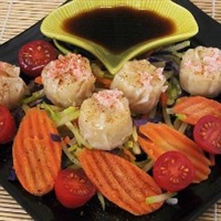 Shrimp and Vegetable Steamed Dumplings