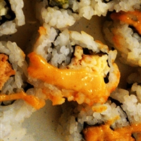 Simple Sweet and Spicy Tuna Uramaki