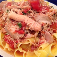 Slow Cook: Wine & Tomato Braised Chicken