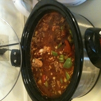 Slow Cooked Chili