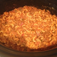 Slow Cooker Beef Taco Macaroni