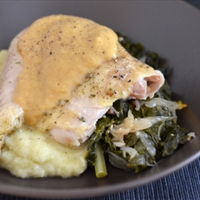 Slow Cooker Roast Chicken & Gravy (Paleo)