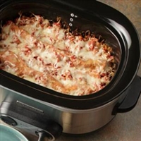 Slow-Cooker Vegetarian Lasagna